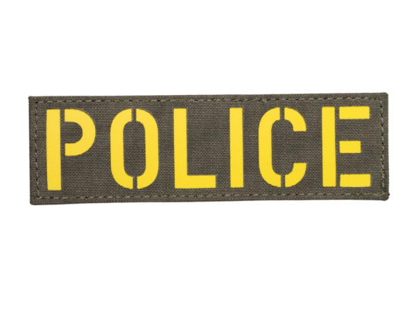 lasercut Police Patch small